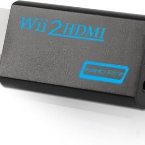 Lot de 2 Convertisseur Wii2-HDMI │1080P │Audio 3.5mm│Compatible Wii/Wii U/HDTV