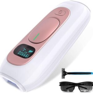 Épilateur IPL à lumière pulsée │990 000 flashes│5 niveaux│Épilation intégrale