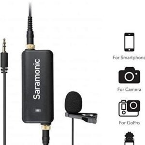 Mixeur audio + micro-cravate｜Saramonic｜Lavelier｜Microphone