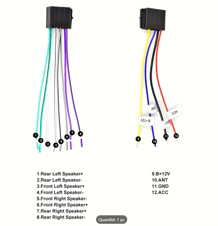 Autoradio R2214 Bluetooth MP3 2 USB AUX FM Voiture - Image 8