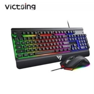 Ensemble clavier et souris de jeu｜  en métal｜LED