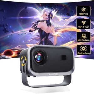Projecteur mini｜1080 P｜Home Cinema ｜Jimveo｜E 18 ｜réglable à 360 °｜bluetooth ｜