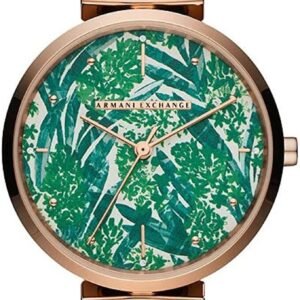 Montre｜Armani Exchange｜ AX5915｜3 aiguilles｜ en Acier Inoxydable｜ doré rose