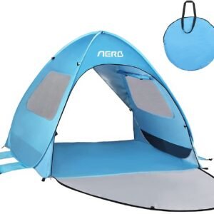 Tente de plage│BT001A│AERB│150cm x 130cm│Abri soleil léger│Bien ventilé│Bleu