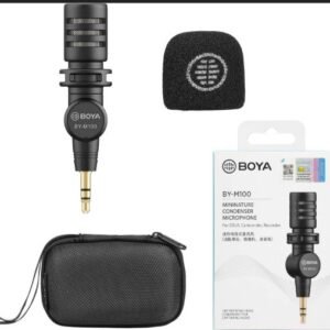 Microphone à condensateur miniature Boya BY-M100