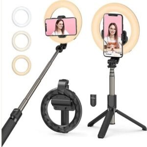 Mpow PA213B Ring Light avec trépied et support de téléphone