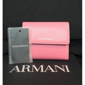 Portefeuille pliant à logo Emporio Armani