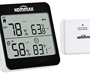 thermomètre et extérieur  hommak HM466A