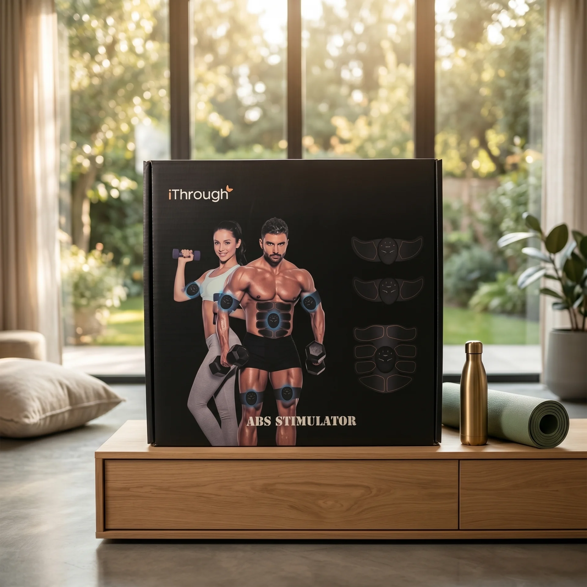 Abdominal EMS Fat Burner Belt Muscle Stimulator