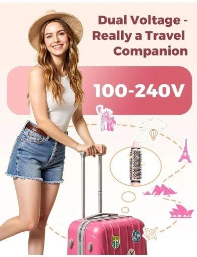 Bopcal MS‑C257 – Brosse Cheveux Thermique 3‑en‑1 Lissage, Boucles & Volume - Image 5