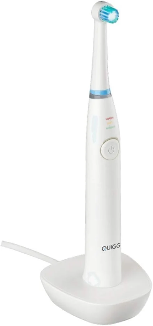 GT‑TBo‑04 –Brosse à dents électrique Quigg sans fil, 4 vitesses, vibrations USB - Image 2