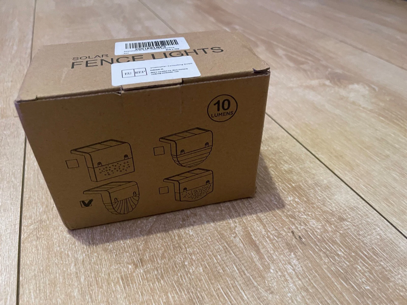 Lot 4 Lampes Solaires LED Extérieur L‑Shape 10 lm – Jardin, Terrasse, Escaliers - Image 8