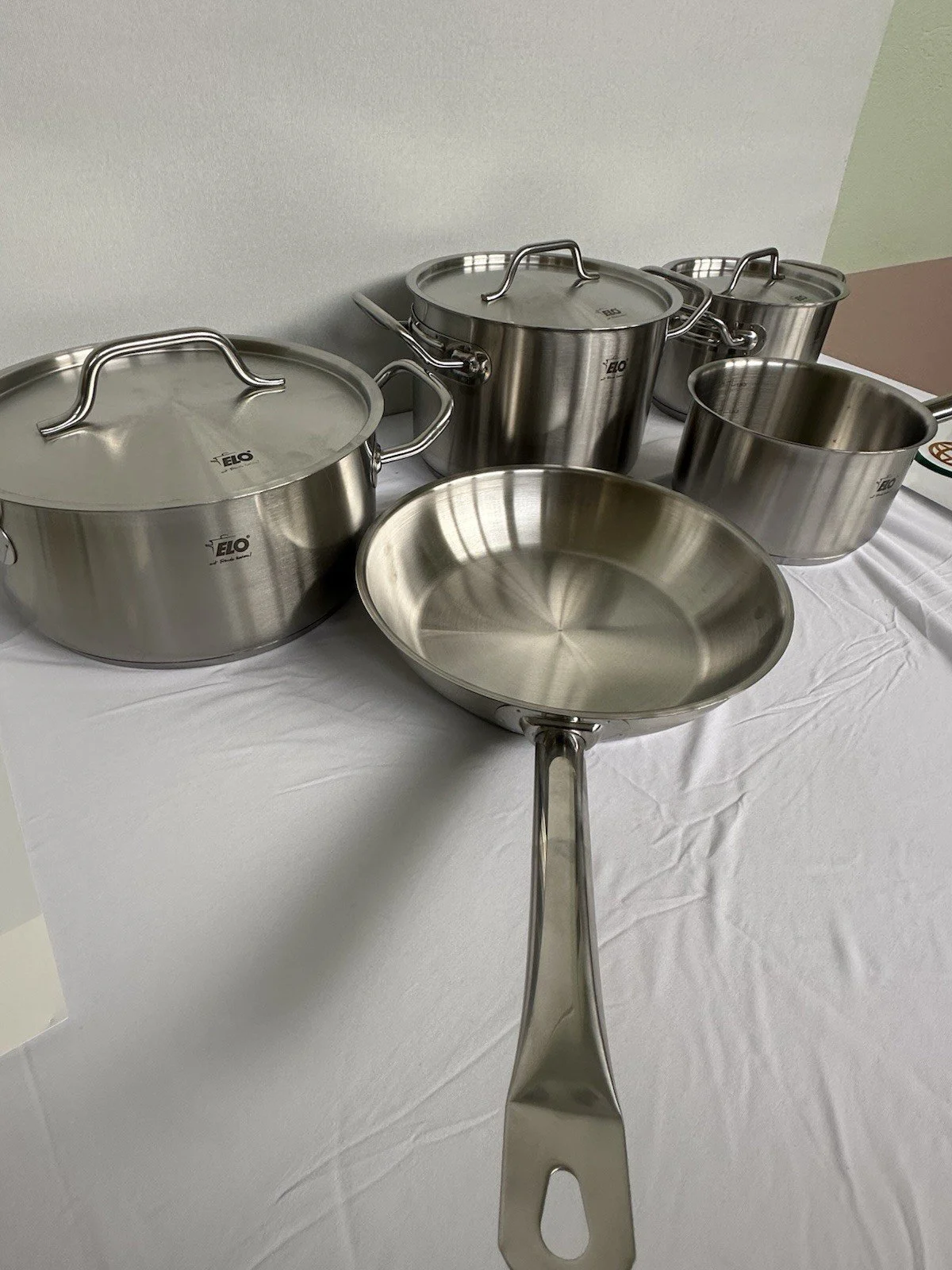 Batterie de Cuisine ELO Inox 5 pcs Induction - 25 cm Poêle - Image 3