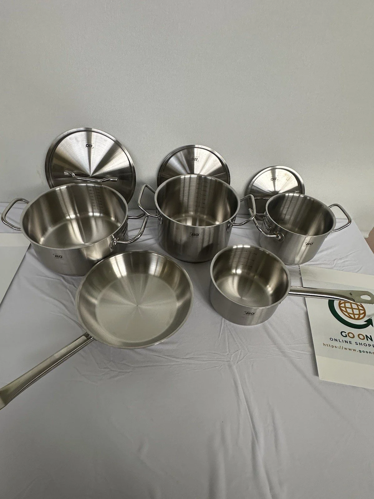 Batterie de Cuisine ELO Inox 5 pcs Induction - 25 cm Poêle - Image 5