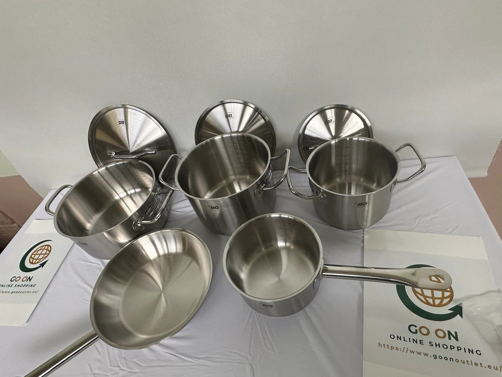 Batterie de Cuisine ELO Inox 5 pcs Induction - 25 cm Poêle - Image 6