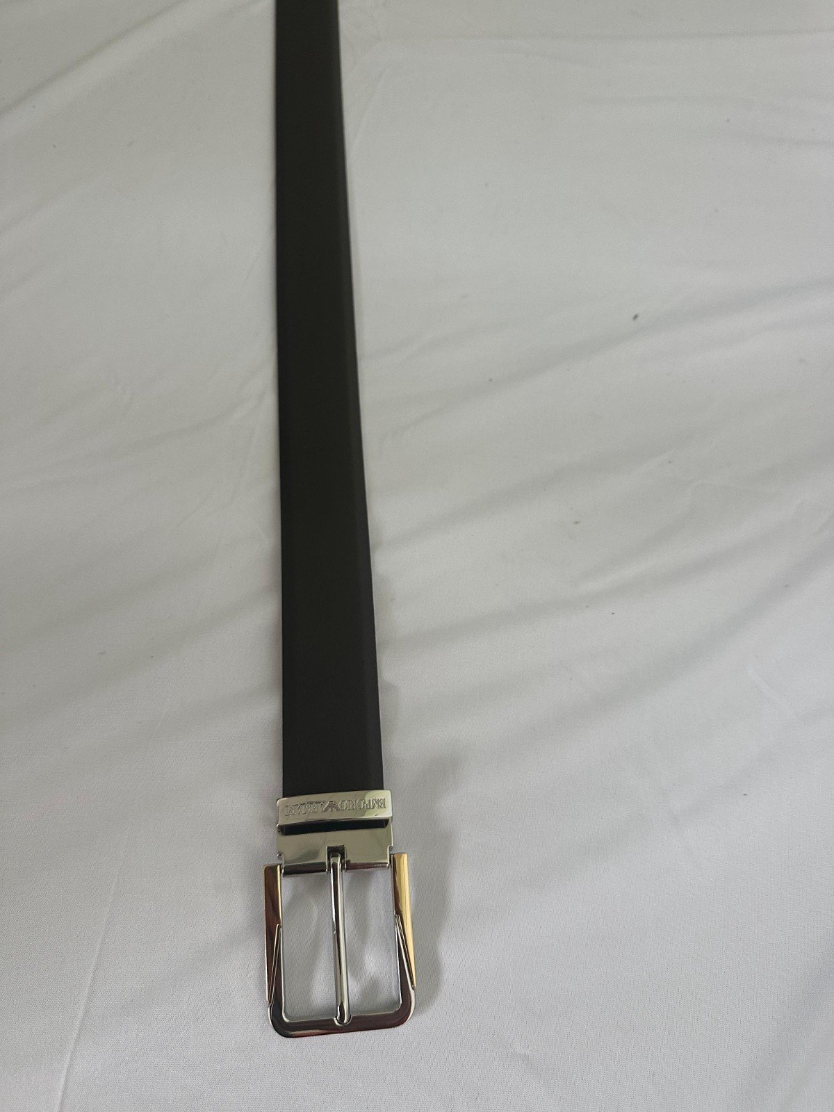 Ceinture Emporio Armani Y4S247 Cuir Marron 125cm 3.5cm Boucle Luxe Homme Origin - Image 6