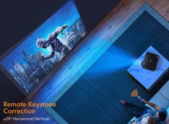 Apeman LC650 Projecteur Home Cinéma Full HD 1080P 4K HDMI USB LED 50–300″ Neuf - Image 5