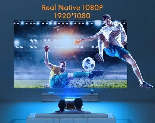 Apeman LC650 Projecteur Home Cinéma Full HD 1080P 4K HDMI USB LED 50–300″ Neuf - Image 6