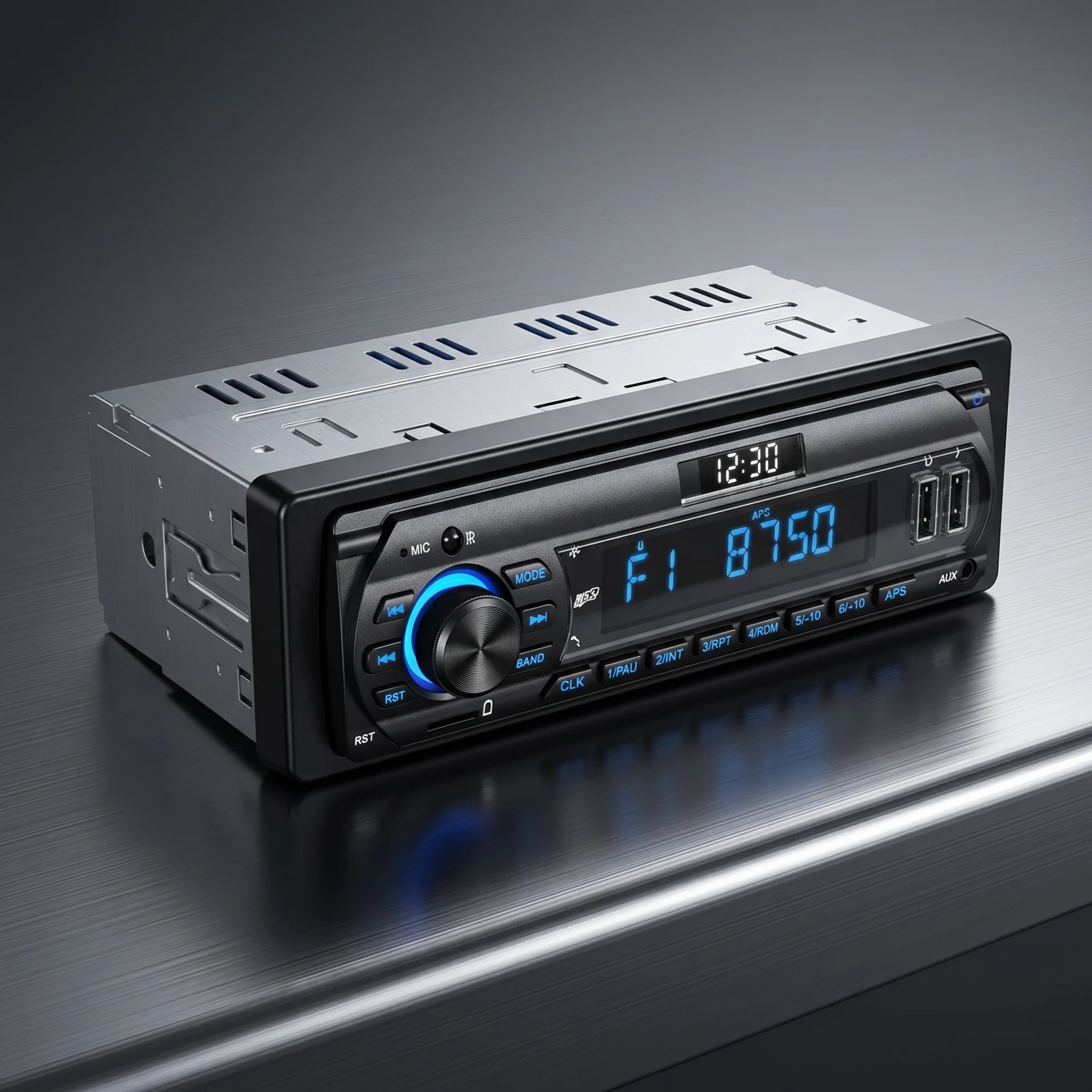 Autoradio 1DIN Bluetooth USB AUX FM RDS MP3 Universel