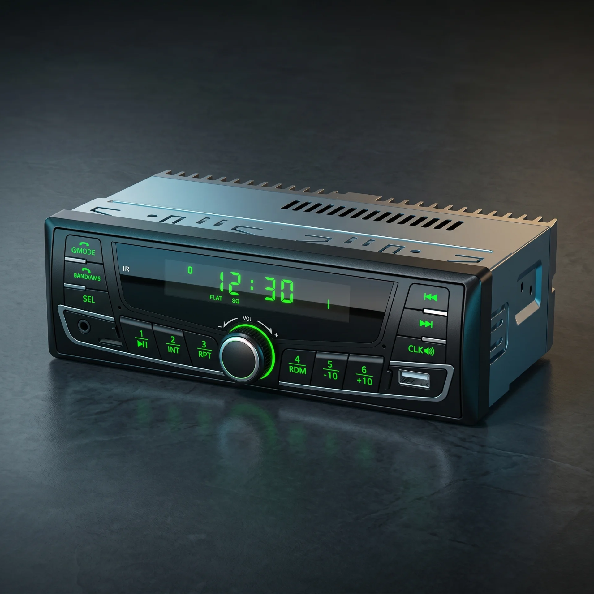 Autoradio Bluetooth 5.0 RDS 1DIN USB SD AUX MP3 65Wx4 7 Couleurs