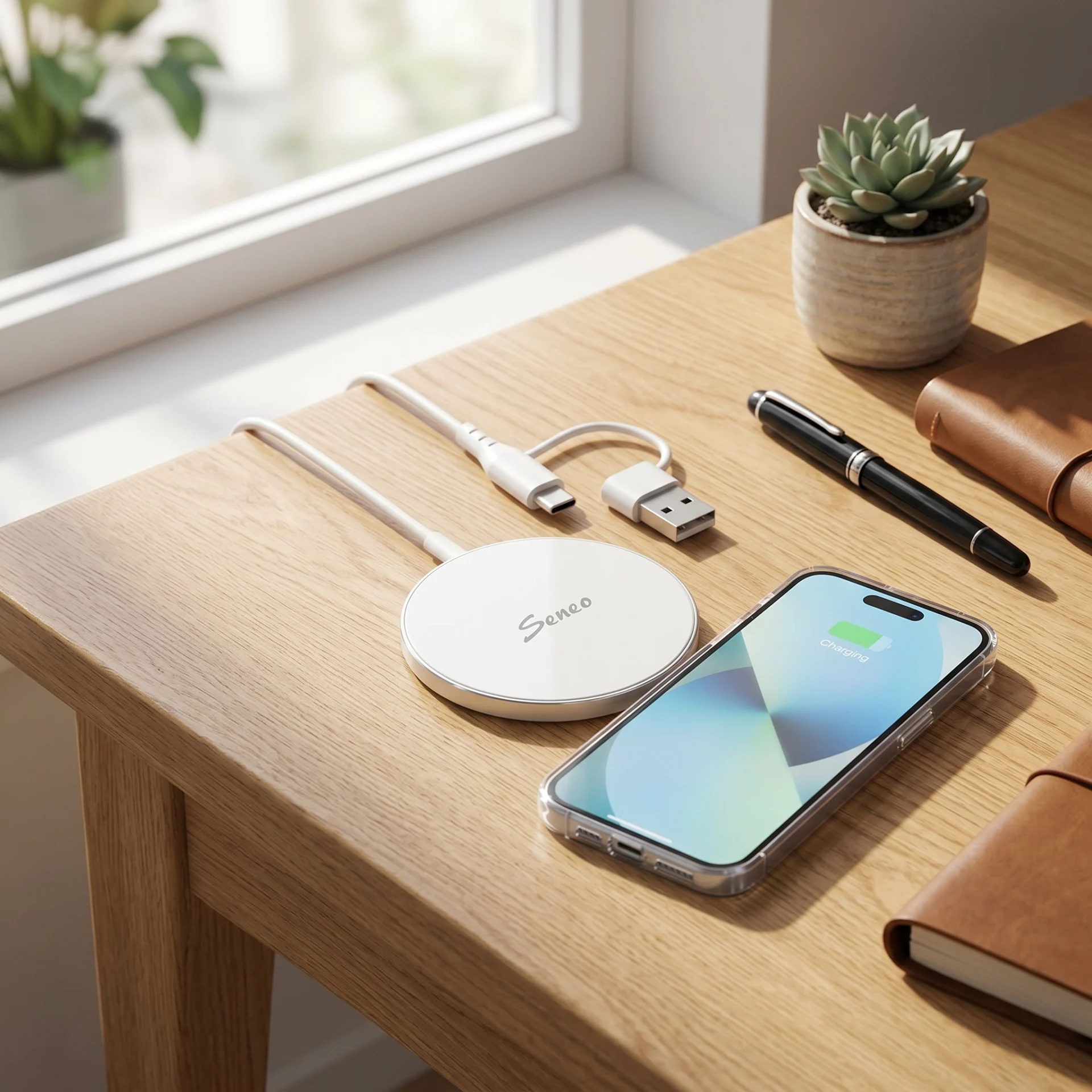 Chargeur magnétique sans fil iSeneo PA228A