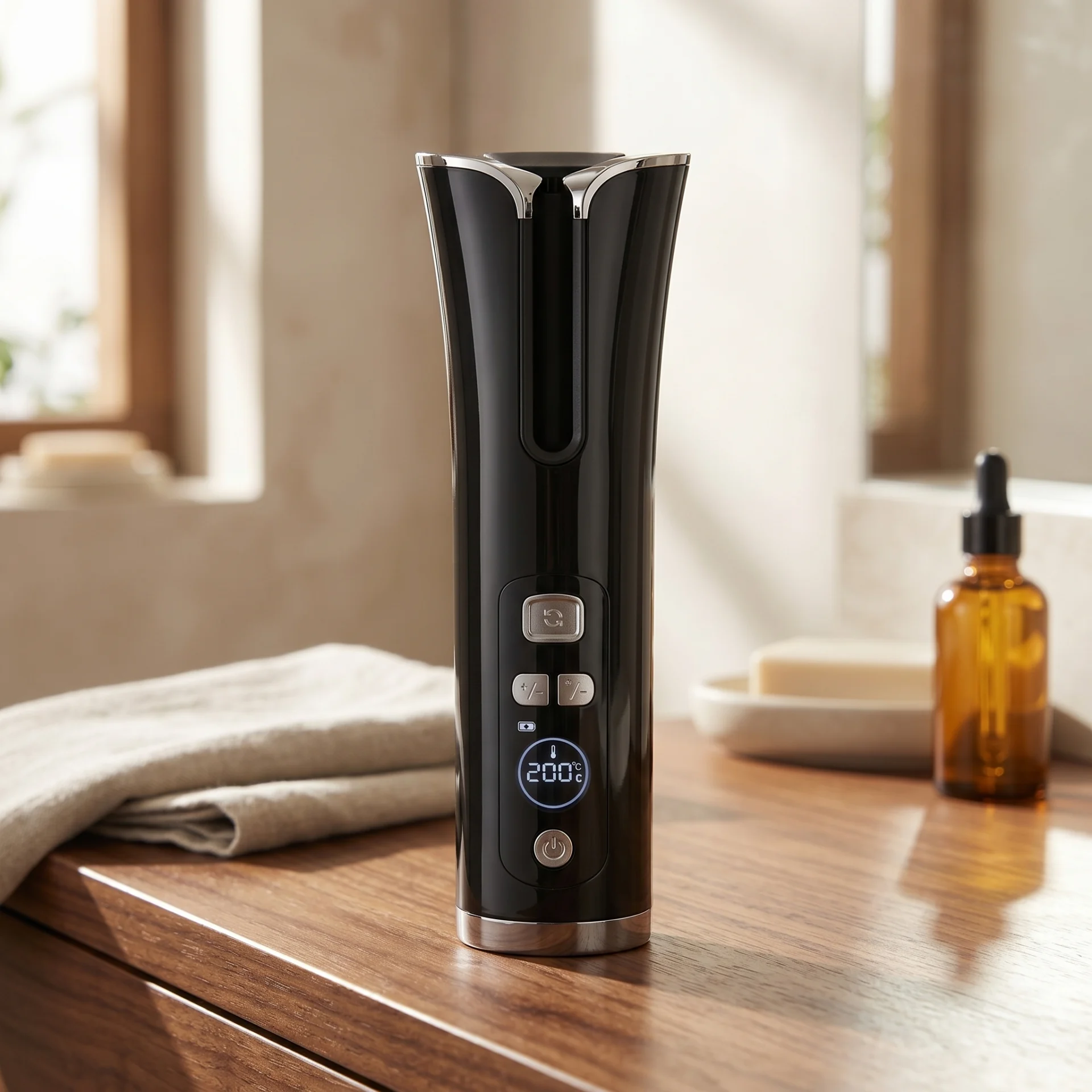 XPREEN Wireless Automatic Curling Iron LCD Hair Curler All Hair Types