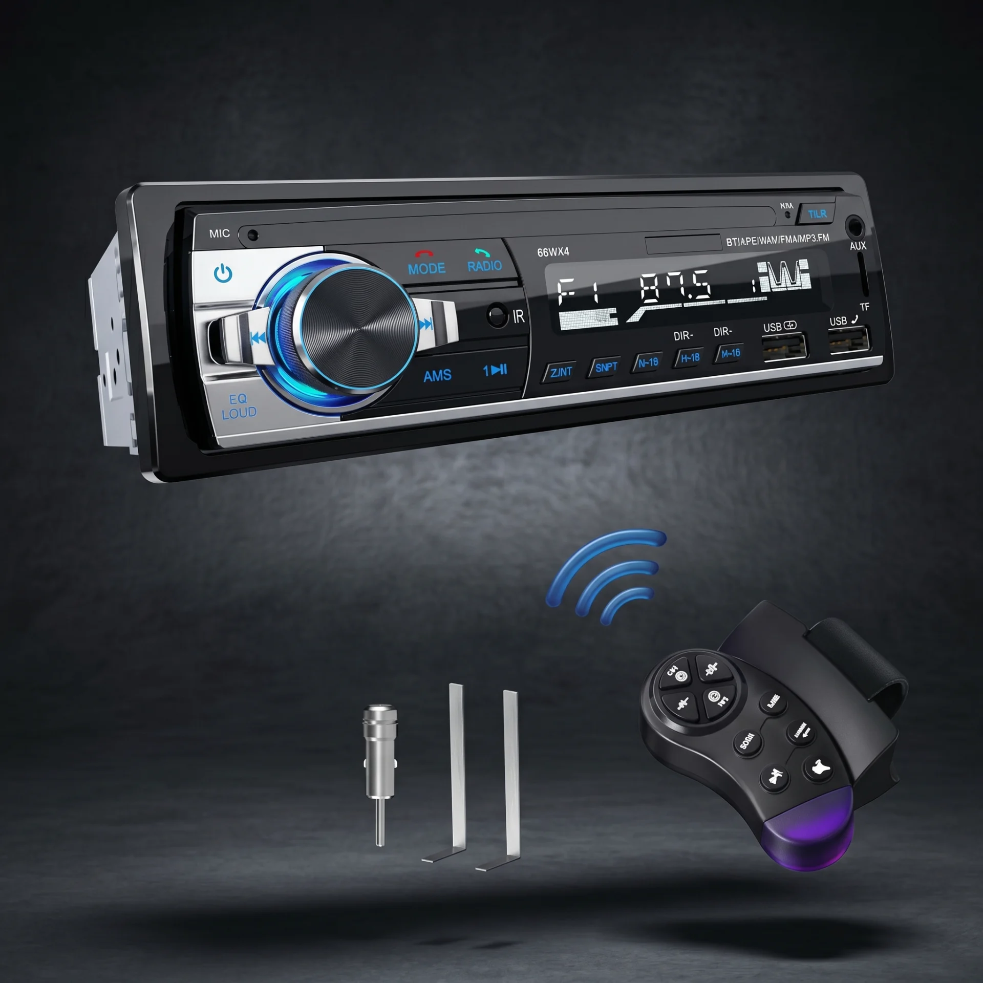 Autoradio Télécommandé CENXINY USB MP3 AM FM Voiture