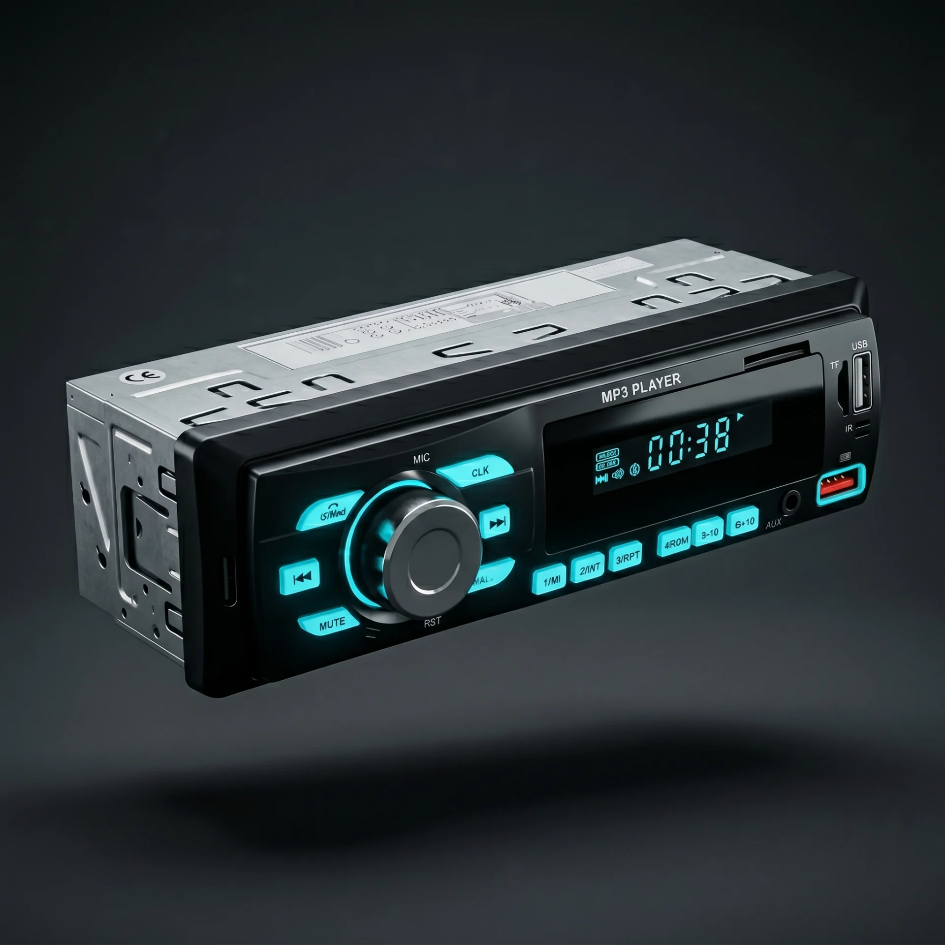 Autoradio R2214 Bluetooth MP3 2 USB AUX FM Voiture