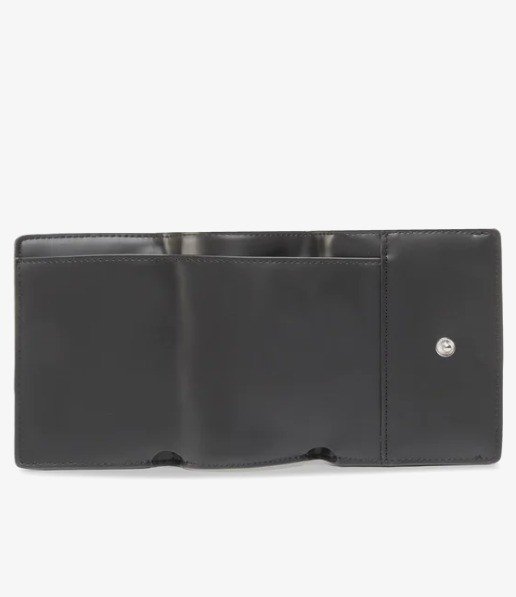 Portefeuille Armani Exchange Noir Femme Matelassé Logo A|X Neuf Luxe Authentique - Image 4