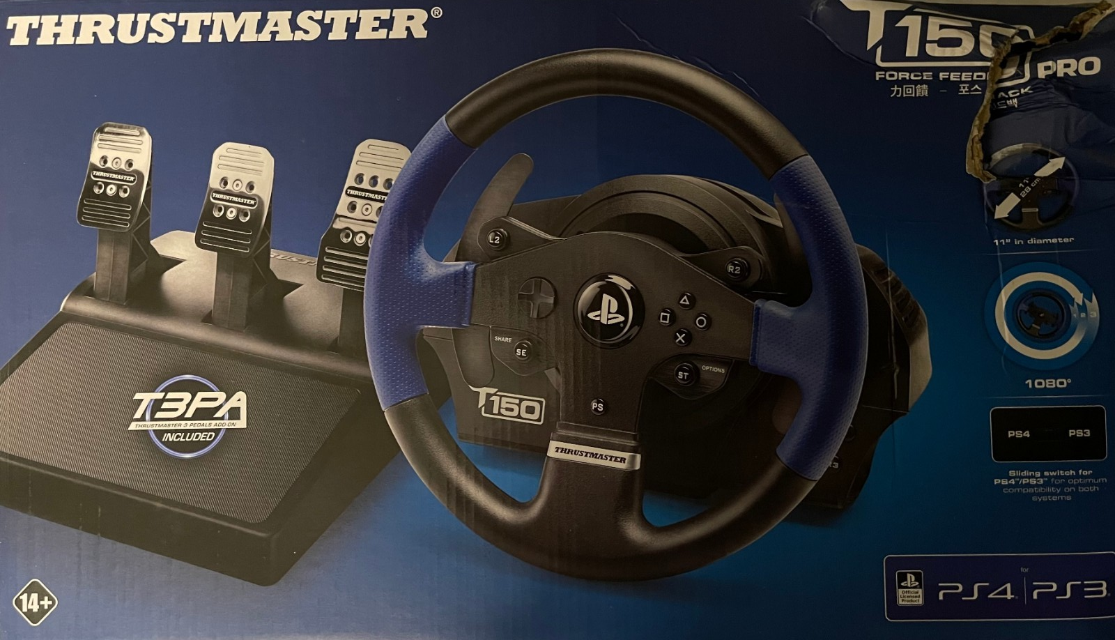 Thrustmaster T150 Pro Volant + Pédalier 3 Pédales – PS4/PS5/PC – Force Feedback - Image 5