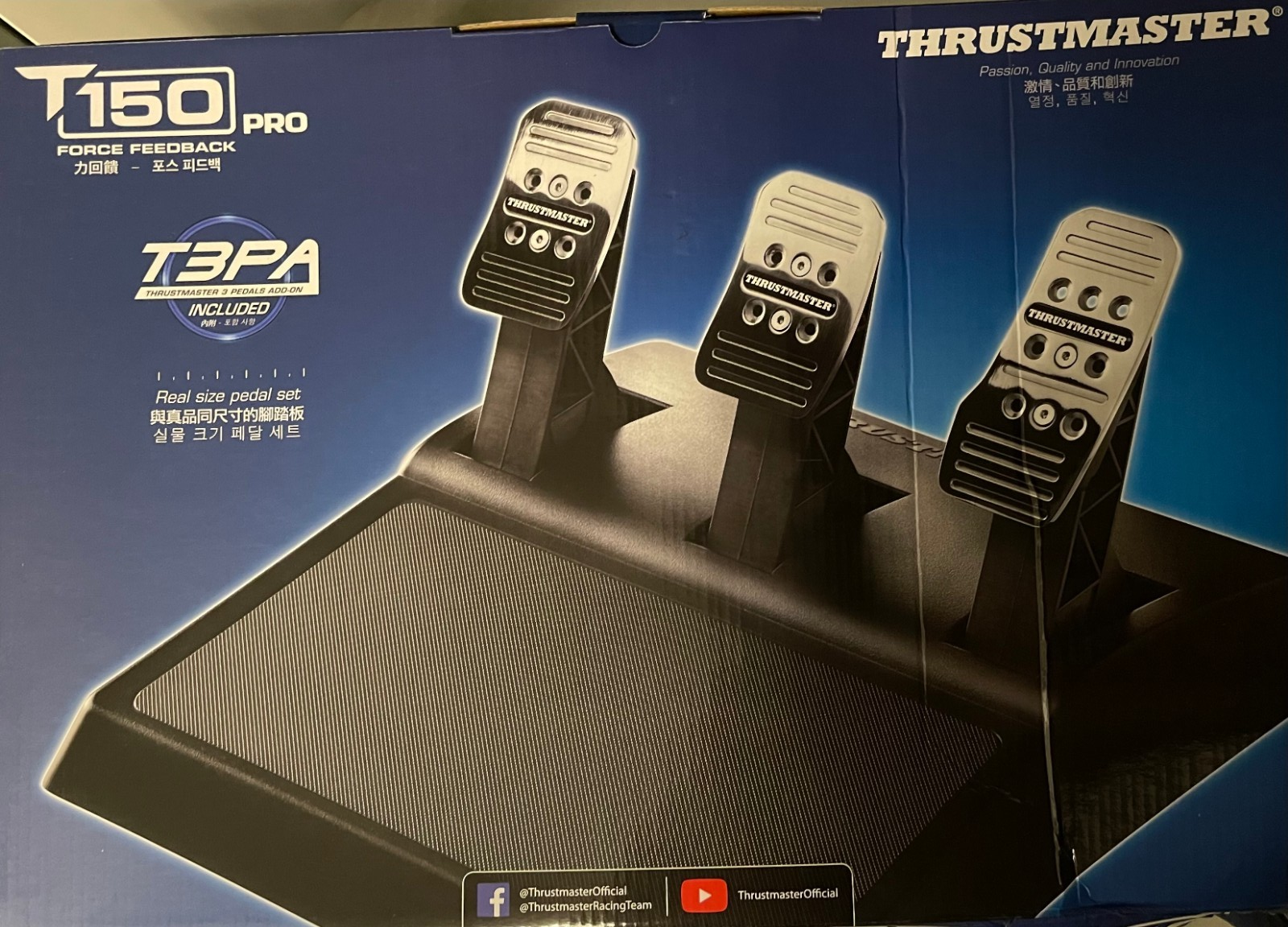 Thrustmaster T150 Pro Volant + Pédalier 3 Pédales – PS4/PS5/PC – Force Feedback - Image 6