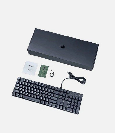 AUKEY KM-G16 Clavier Mécanique Gaming RGB LED 104 Touches Blue Anti-Ghosting
