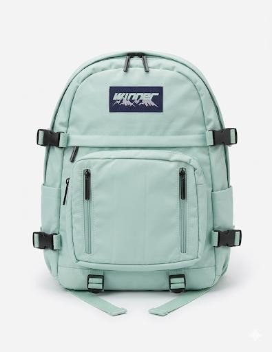 Sac à Dos Unisexe Bleu Aqua Winner 20L Polyester USB École Voyage Résistant