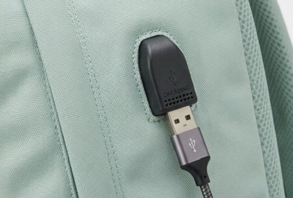 Sac à Dos Unisexe Bleu Aqua Winner 20L Polyester USB École Voyage Résistant - Image 4