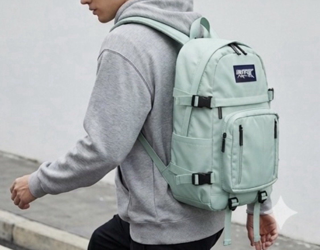 Sac à Dos Unisexe Bleu Aqua Winner 20L Polyester USB École Voyage Résistant - Image 7