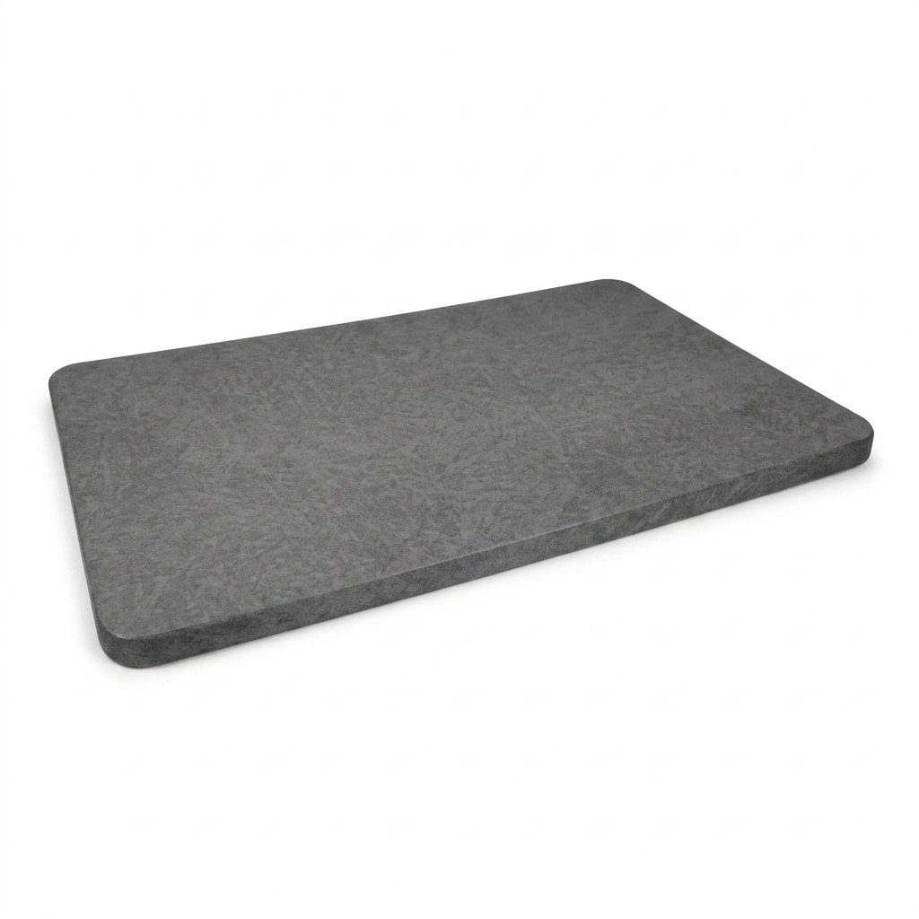 Tapis de bain│CORNAT│Terre de diatomées│Antidérapant & Absorbant│Gris