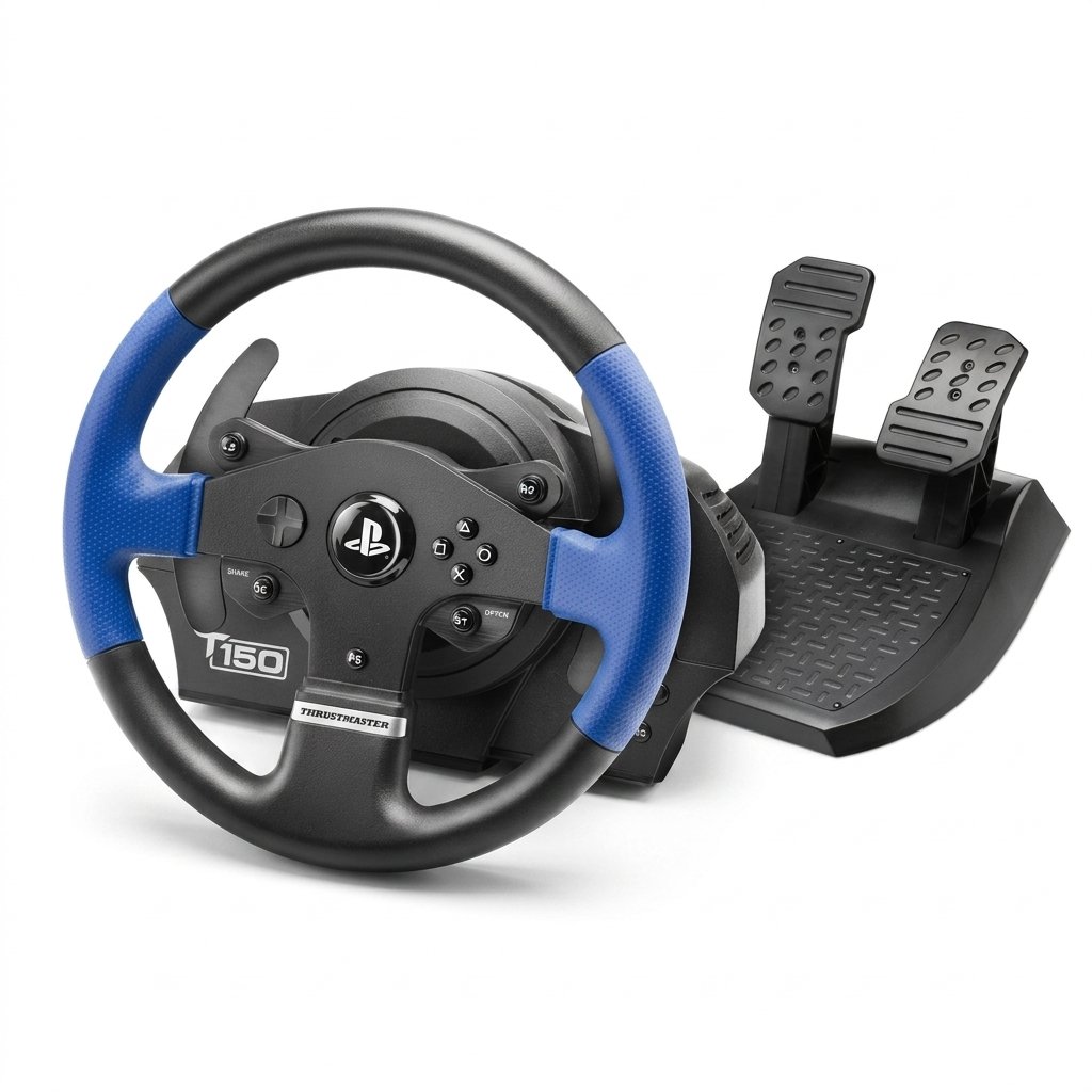 Thrustmaster T150 Volant Force Feedback PC / PS3 / PS4 / PS5 - Neuf Gaming