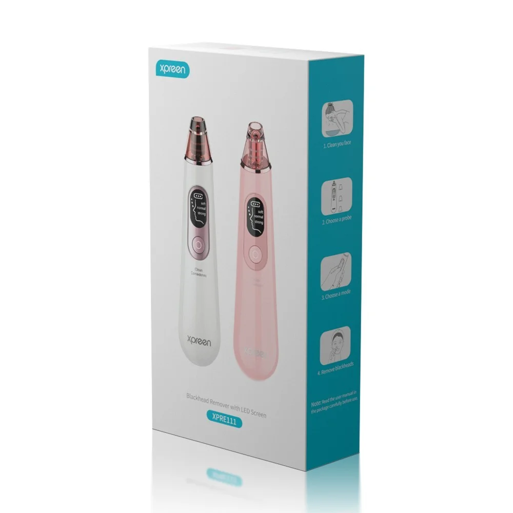 Aspirateur Points Noirs Xpreen XPRE111 LED Nettoyeur de Pores Rechargeable