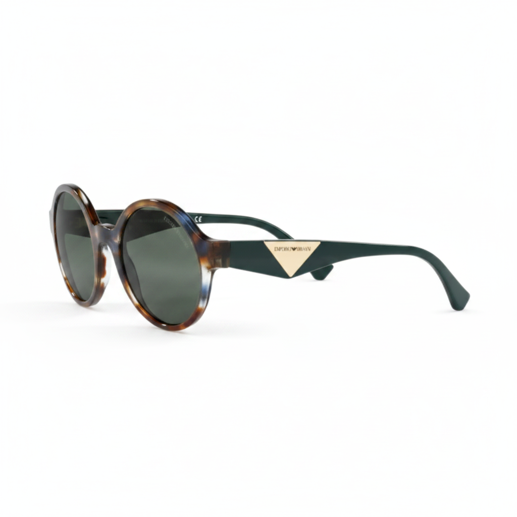 Lunettes de soleil Emporio Armani EA4153 516871 Vert Rayé effet marbré luxe auth