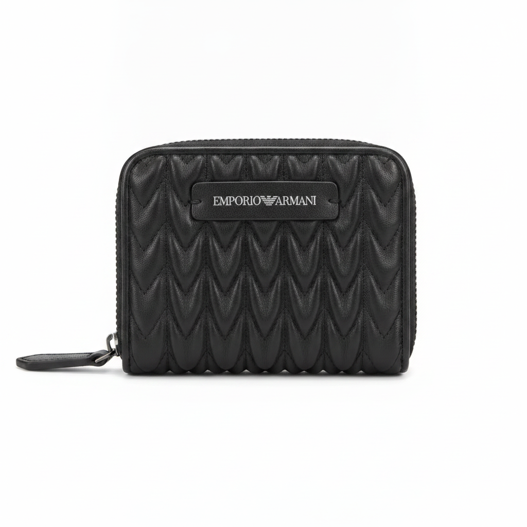 Portefeuille Emporio Armani Noir - Y3H120 YKT4I - Neuf avec Étiquettes