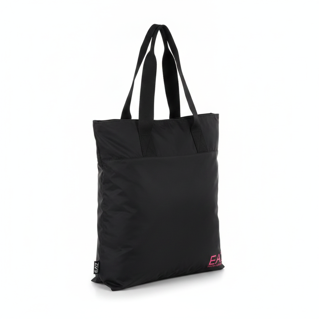 EA7 Emporio Armani Sac à Main Femme Homme Noir Sport Chic Sac Bandoulière Moder
