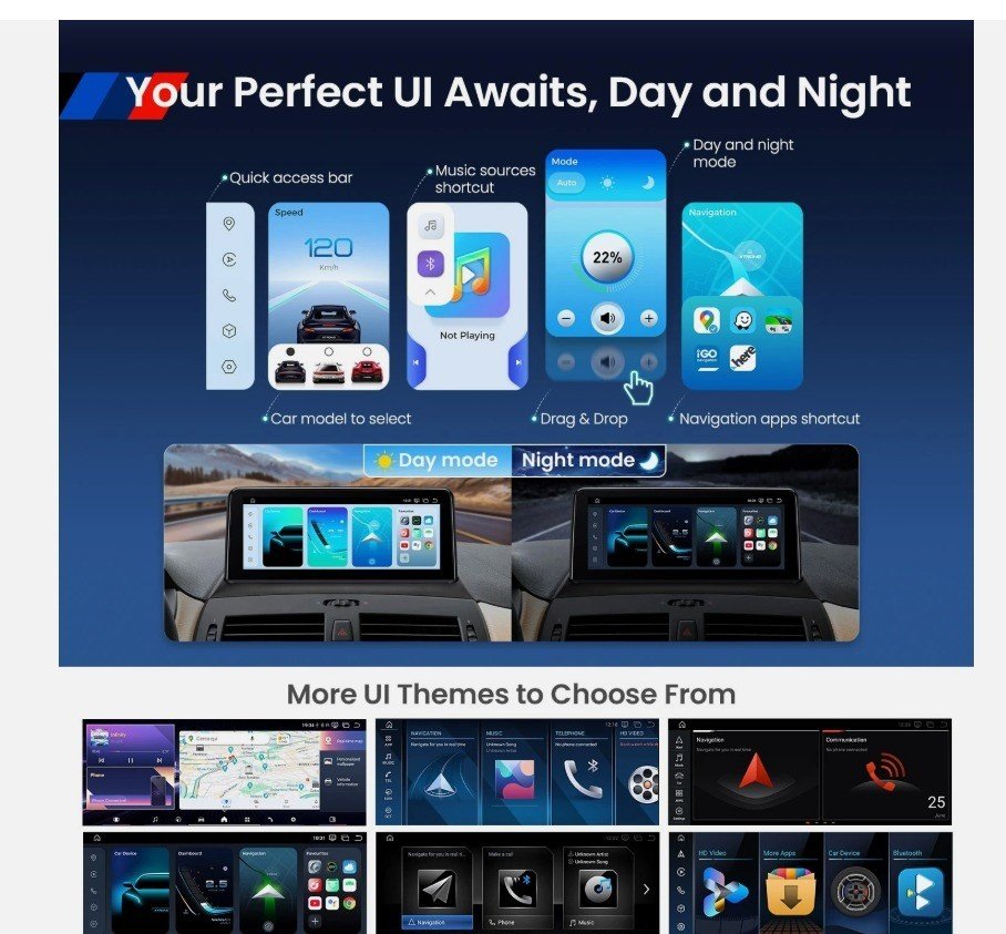 Xtrons Autoradio Android 14 BMW X3 E83 Snapdragon 8G 128G CarPlay 4G GPS – Image 8