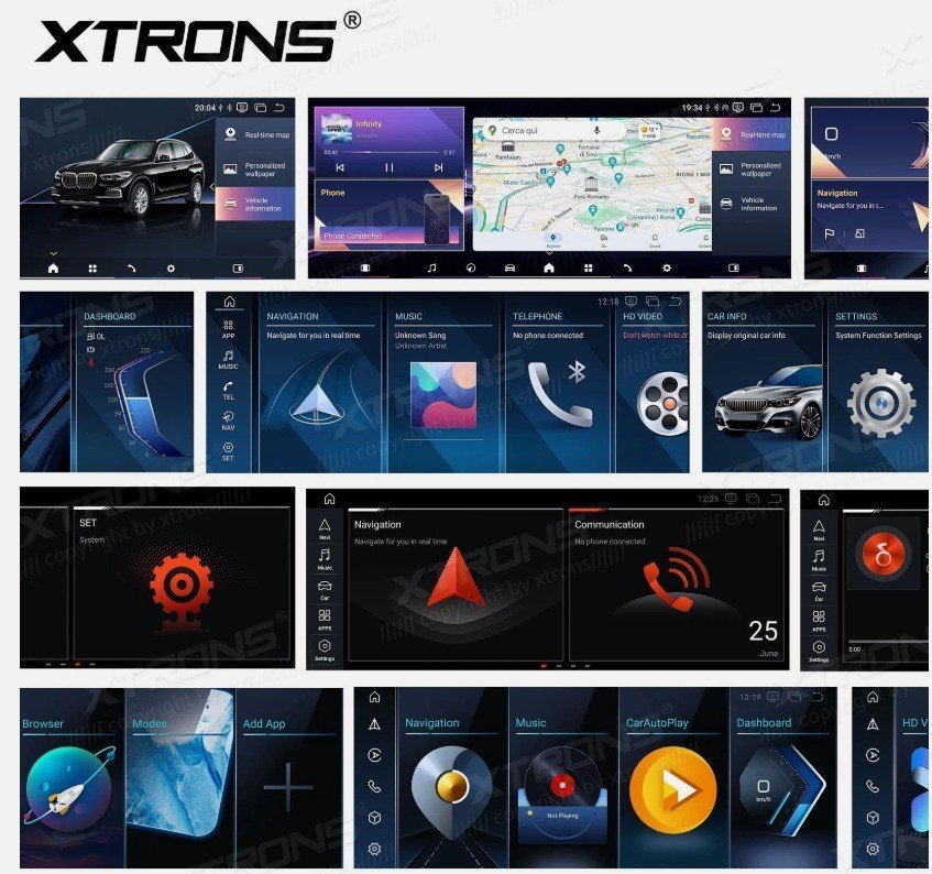 Xtrons Autoradio Android 14 BMW X3 E83 Snapdragon 8G 128G CarPlay 4G GPS – Image 9