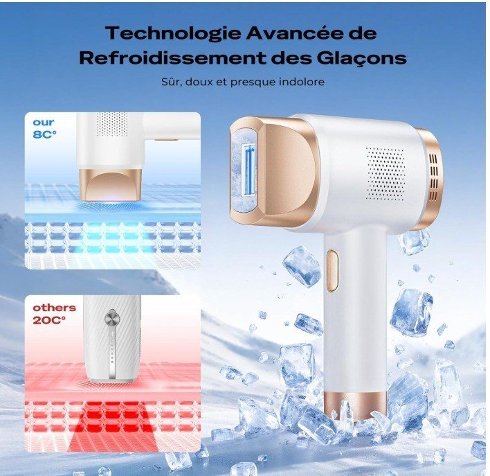 Epilateur à lumière pulsée portable FZ -608 – Image 2